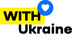 With Ukraine Logo