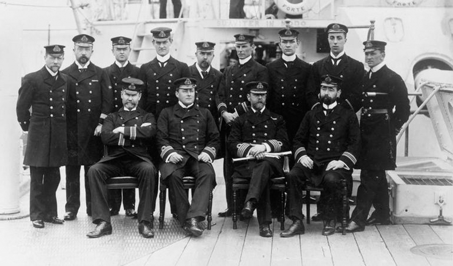Royal Navy Officer circa 1899
