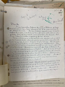 JRR Tolkien's letter