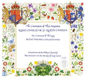 The royal coronation invitation
